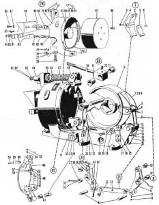 EC&M / Square D 5010 10" Type WB Folio 5 Magnetic Drum Brakes - Duke Electric