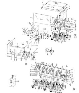 EC&M / Square D No. 50 Youngstown Type FFG Series A Duplex Safety Limit Stops - Duke Electric