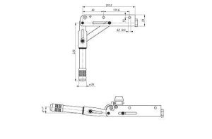 Ringspann RCS Hand Brake Lever - Duke Electric